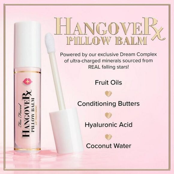 New Too FacedHangover Pillow Balm Ultra-Hydrating Lip Balm - Mango Kiss - Picture 7 of 8